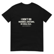 I Don't Do Mornings Short-Sleeve Unisex T-Shirt