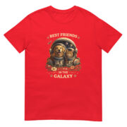 Best Friends In The Galaxy Short-Sleeve Unisex T-Shirt - Image 7