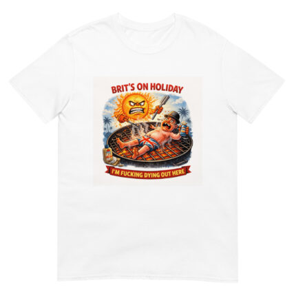 Brits On Holiday Short-Sleeve Unisex T-Shirt